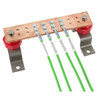 Hubbell Premise Wiring Busbar,Copper,Grounding Bar L 10in HBBB14210A
