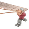 Hubbell Premise Wiring Busbar,Copper,Grounding Bar L 10in HBBB14210A