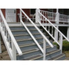 Stair Tread Cover Extruded Aluminum Black/Safety Yellow, 60 in W x 9/32" Thick