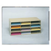 Manufacturer Varies Literature/Mail Organizer,14 1/4" H,Tan 432-75