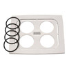 Branson Beaker Cover,(4)600Ml Beakers,For2.5gal. 100-032-511
