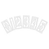 Rae Pavement Stencil,24 in,Number Kit,1-8, STL-108-8240 STL-108-8240