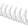 Bird Barrier Bird Repellent Spikes,10 ft L,2 1/2 in W BP-F110 Bird Barrier Bird Repellent Spikes,10 ft L,2 1/2 in W BP-F110