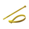 Fixed Length Truck Stamped Seals 8-1/2" x 1/4", Yellow, Pk250