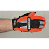 I-Viz(R) Hi-Vis Mechanics Gloves, Synthetic Leather Palm, Nylon, Spandex Back, M, Orange