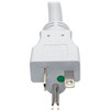 Outlet Strip, Hospital Grade, 6 5-15R-HG, 5-15P-HG, 15 ft., White  PS615HG20AOEM
