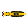 Klever 6-1/4 in. Fixed Blade Safety Cutter, Plastic, Safety Recessed KCJ-XC-Y-PT