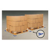 Floor Marking Tape, vinyl, Solid, Blue, 2 in W., 55 mil Thickness, 100 PK
