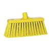 Vikan 12 in Sweep Face Broom Head, Stiff, Synthetic, Yellow 29156