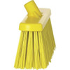 Vikan 12 in Sweep Face Broom Head, Stiff, Synthetic, Yellow 29156