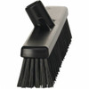 16 in Sweep Face Floor Broom, Soft-Stiff Combination, Synthetic, Black  31749