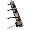 Tripp Lite Outlet Strip, Surge, 7 5-15R, 5-15P, 6 ft., Gray TLP76MSG