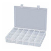 Compartment Box with 24 compartments, Plastic, 2-5/16" H x 13-1/8 in W