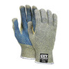 Cut Resistant Coated Gloves, Cut Level A4 ,Dotted ,PVC ,Dotted ,L 1 PR