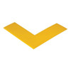 Floor Marking Tape, vinyl, Solid, Yellow, 2 in W., 55 mil Thickness, 100 PK