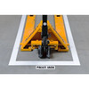 Brady Floor Tape,Yellow,2 inx100 ft,Roll 104312