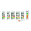 Hydrion pH Test Strips,2 3-4 in L,1-4 in W,PK100 9700