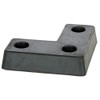 Manufacturer Varies Dock Bumper,18 x 4 x 18 In,Rubber L-1818-4
