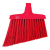 Remco 11 51/64 in Sweep Face Angle Broom, Stiff, Synthetic, Red 29144