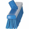 Remco 16 in Sweep Face Broom Head, Soft-Stiff Combination, Synthetic, Blue 31743