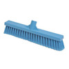 Remco 2 x 16 in Sweep Face Broom Head, Soft, Synthetic, Blue 31783