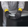 North Chemical Resistant Gloves, Butyl, 14 in L, 7 mil, Black, L, 1 PR B074GI-L