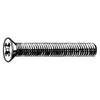 #6-32 x 1/2 in Phillips Flat Machine Screw, Zinc Plated Steel, 100 PK