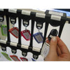 Lucky Line File-A-Key, Letter Size, Plastic, Black, 14 Key Capacity 60800