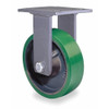 Hamilton Plte Caster,Rgd,Poly,4 in.,750 lb.,Green R-WH-4DB