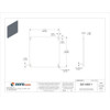 Wiegmann Interior Panel, 14 Gangs, Steel, Back Panel Box Type NP1616C
