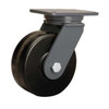 Hamilton Plate Caster,Swivel,Phenolic,8 in.,3000 lb. S-CH-83PH-4SL-FB