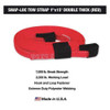 Snap-Loc Tow Strap,2333 lb. WLL,1 in. W,Red SLTT115K07R