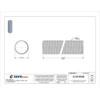 Fully Threaded Rod, 3-4"-16, 3 ft, Steel, Grade A, Zinc Plated Finish  U20365.075.3600