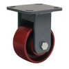 Hamilton Plte Caster,Rgd,Cast Iron,4 in,1000 lb,B R-WH-4MB
