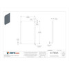 Wiegmann Interior Panel, 14 Gangs, Steel, Back Panel Box Type NP2416C