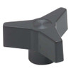 Davies Three Prong Clamp Knob, 3-8-16 Thread Size, 0.50"L, HR Phenolic 3040GJ