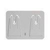 Brawny Multi-Plate 8"H x 10-3/4"W, Wipe Dispenser, White 50313