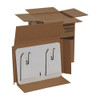 Brawny Multi-Plate 8"H x 10-3-4"W, Wipe Dispenser, White 50313