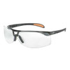 Protege, Safety Glasses, Anti-Scratch, Clear Lens, Black Frame, Half-Frame