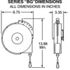 Hubbell Tool Balancer,8 ft L,Galvanized Steel BG-25-L