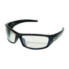 Reclus, Safety Glasses, Anti-Scratch, Gray Lens, Black Frame, Full-Frame