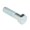 Grade 5, 5/8"-11 Hex Head Cap Screw, Zinc Plated Steel, 2-1/2 in L, 5 PK
