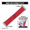 Snap-Loc Logistic Ratchet Strap,1467 lb. SLTE201R
