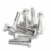 18-8, 3-8"-16 Hex Head Cap Screw, Plain Stainless Steel, 3 in L, 10 PK  FBHEXB38163P10