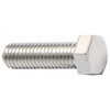 18-8, 3/8"-16 Hex Head Cap Screw, Plain Stainless Steel, 1/2 in L, 25 PK