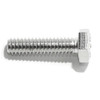 18-8, 3-8"-16 Hex Head Cap Screw, Plain Stainless Steel, 1-2 in L, 25 PK  FBHEXB381612P25