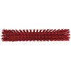 Vikan 19 in Sweep Face Broom Head, Stiff, Synthetic, Red 29204