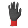 Coated Gloves, PVC, Sandy, 3-4 Dip, 4 Abrasion Level, Red, 2XL 1 PR  NF11X/11XXL
