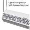 Berner Low Profile Air Curtain,8 In. D,1360 cfm SLC07-1048AC-G