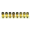 Prime-Line 1-4 In. Brass Metal Shelf Support (8-Count) U 10168 259039